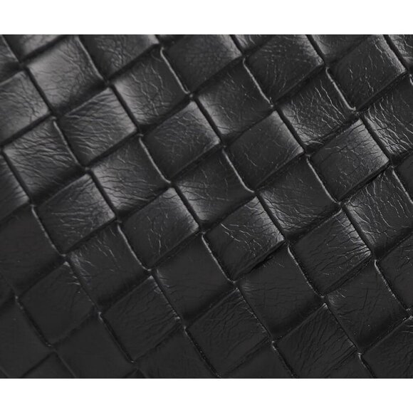 Women’s Bz Black Cute Hobo Tote Handbag Mini Clutch Purse with Zipper Closure - Picture 6 of 6